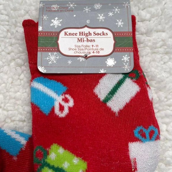 knee high Christmas holiday socks - Picture 3 of 4